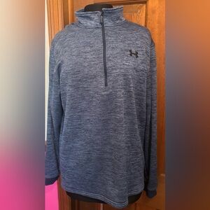 Under Armour Heathered Navy Quarter-Zip Top